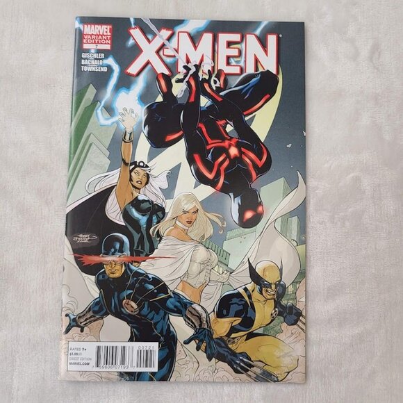 X-Men 7 Marvel Comics 2011 8.5 VF+ Terry Dodson Stealth Spider-Man 1:25 Variant - Picture 10 of 16